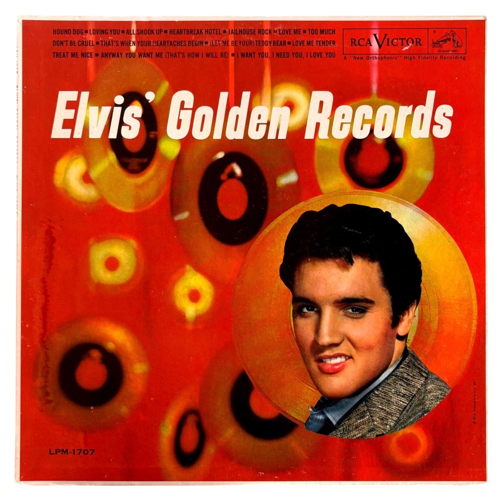 Elvis Presley Elvis' Golden Records Vinyl LP RCA LPM-1707 Mono 1963 Rock N Roll
